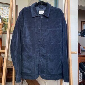 Blue Corduroy Over shirt/Shacket - XL